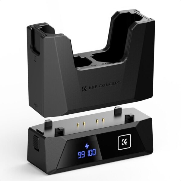 K&F Concept KF28.0058 Διπλός Φορητός Φορτιστής 18W για Μπαταρία Sony NP-FZ100