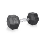 TPU 10 kg Hex Dumbbell inSPORTline Hexclusive