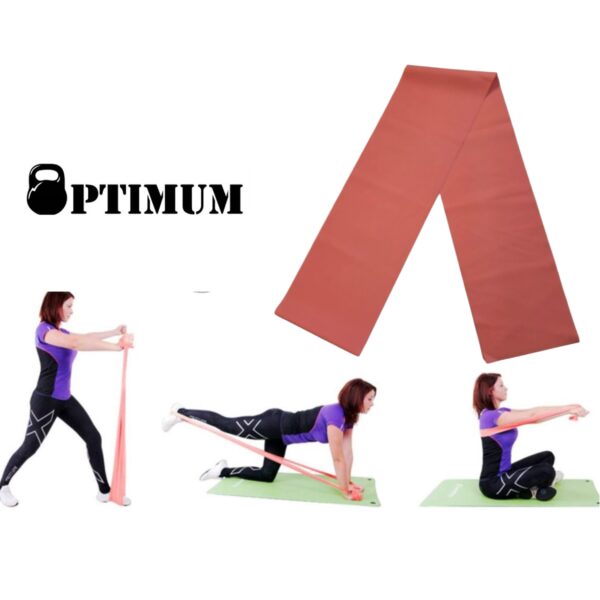 LATEX GYM BAND 200X15CM ΣΟΜΟΝ (ΜΑΛΑΚΟ) OPTIMUM