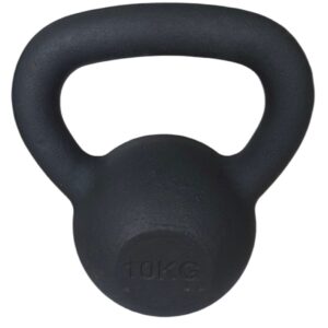 KETTLEBELL 10KG BLACK MAT OPTIMUM