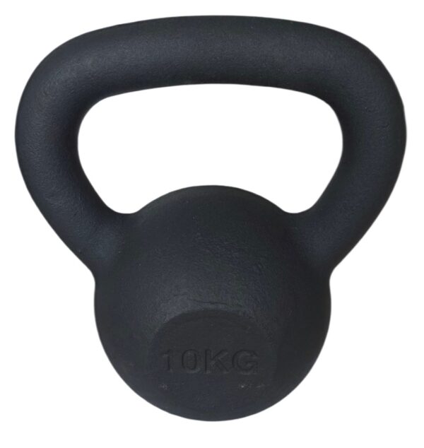 KETTLEBELL 10KG BLACK MAT OPTIMUM
