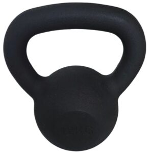 KETTLEBELL 12KG BLACK MAT OPTIMUM