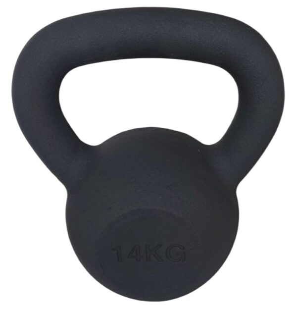 KETTLEBELL 14KG BLACK MAT OPTIMUM