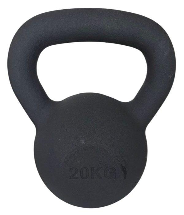 KETTLEBELL 20KG BLACK MAT OPTIMUM
