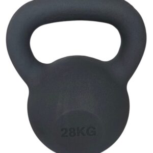 KETTLEBELL 28KG BLACK MAT OPTIMUM