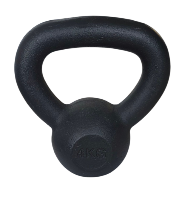 KETTLEBELL 4kg BLACK MAT OPTIMUM