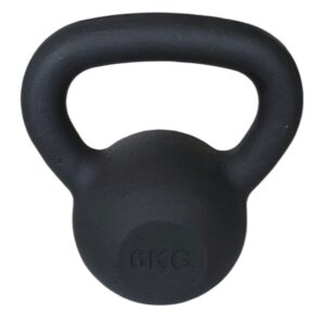 KETTLEBELL 6KG BLACK MAT OPTIMUM