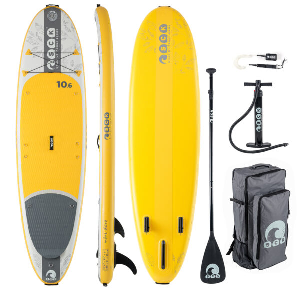 SCK φουσκωτή σανίδα SUP Mare Doro 10’6″ Κίτρινη