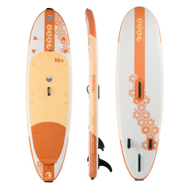 SCK φουσκωτή σανίδα SUP/Windsurf Mare Arioso 10'8" πακέτο Sepia