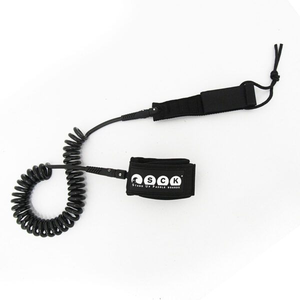 SCK Safety leash coil 10ft - Μαύρο