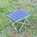 Πτυσσόμενο Τραπέζι camping αλουμινίου 40×35×28 cm Μπλε - Yaia