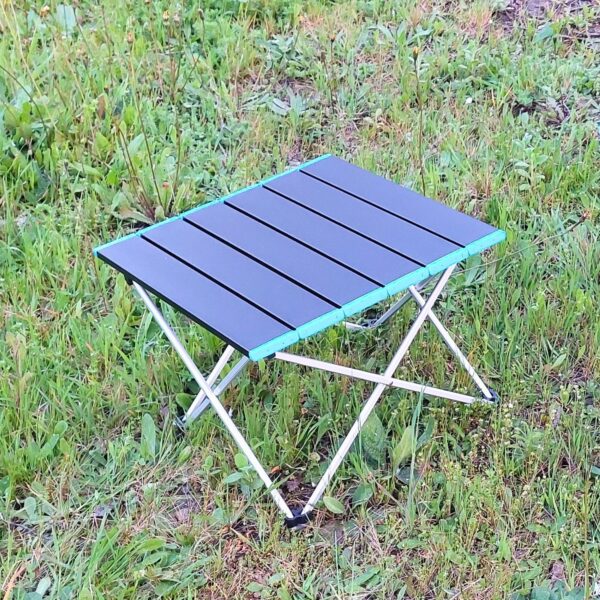 Πτυσσόμενο Τραπέζι camping αλουμινίου 40×35×28 cm Μπλε - Yaia