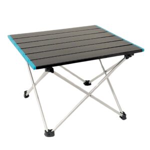 Πτυσσόμενο Τραπέζι camping αλουμινίου 40×35×28 cm Μπλε - Yaia