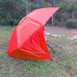 Ομπρέλα-σκηνή πλάγιας τοποθέτησης 240cm Κόκκινη - Yaia