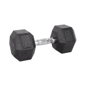 18kg Hex Dumbbell inSPORTline Hexsteel