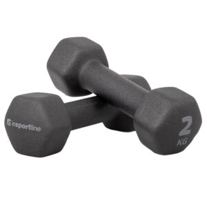 Σετ αλτήρες Neoprene 2 x 2 kg inSPORTline ON-X Renbell