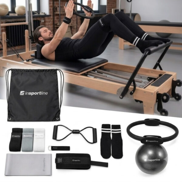 Pilates Set inSPORTline Sinuata - Black
