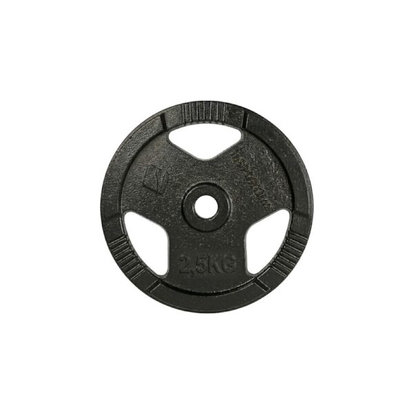 Cast Iron Weight Plate 2,5kg(30mm)Black inSPORTline