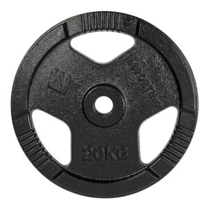 Cast Iron Weight Plate 20kg(30mm)Black inSPORTline