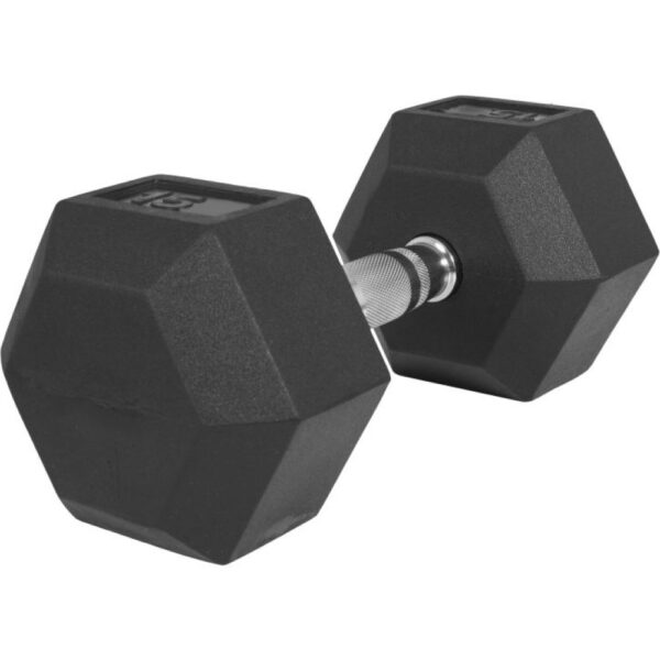 15kg Hex Dumbbell inSPORTline Hexsteel