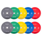 RUBBER BUMPER PLATE SET 150KG inSPORTline