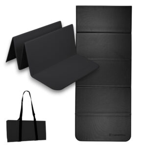 Foldable Exercise Mat 145x61x1cm inSPORTline Lantemi-Dark Grey