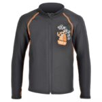 UV παιδική λύκρα thermal fleece με μακρύ μανίκι Μαύρη - Aropec 4