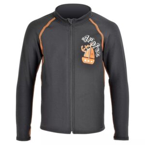 UV παιδική λύκρα thermal fleece με μακρύ μανίκι Μαύρη - Aropec 4