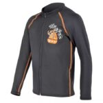 UV παιδική λύκρα thermal fleece με μακρύ μανίκι Μαύρη - Aropec 4
